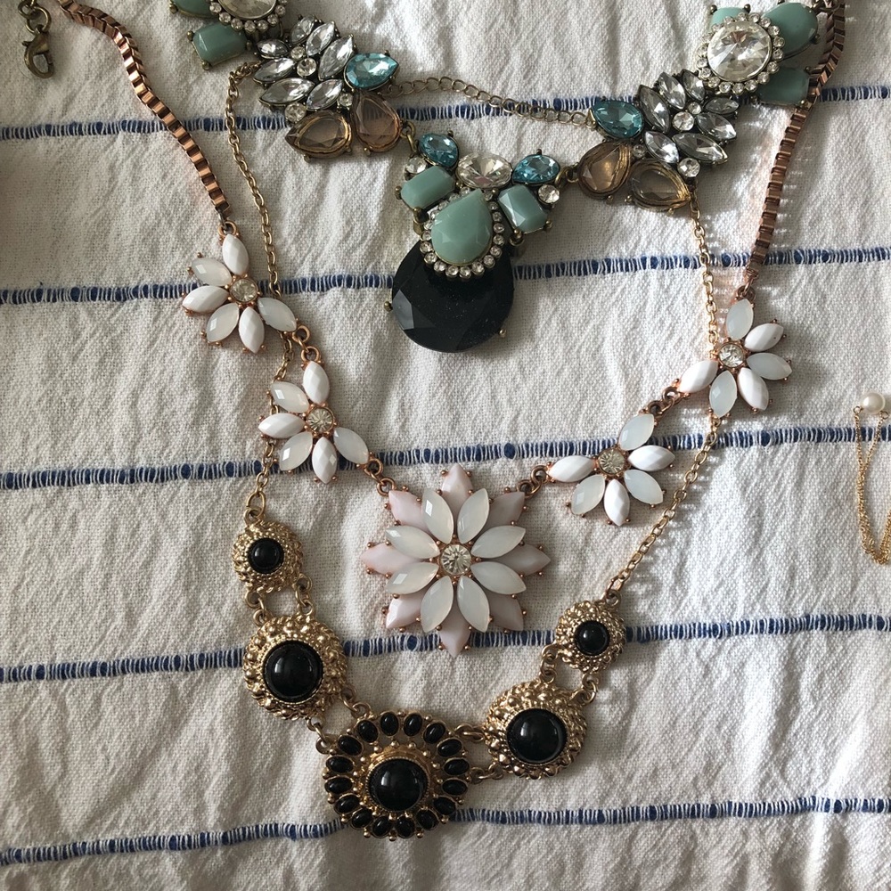 Chunky statement necklaces